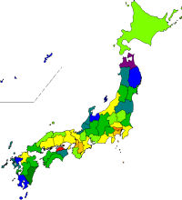都道府県別インターネット人口普及率